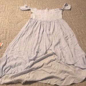 Strapless Flowy top